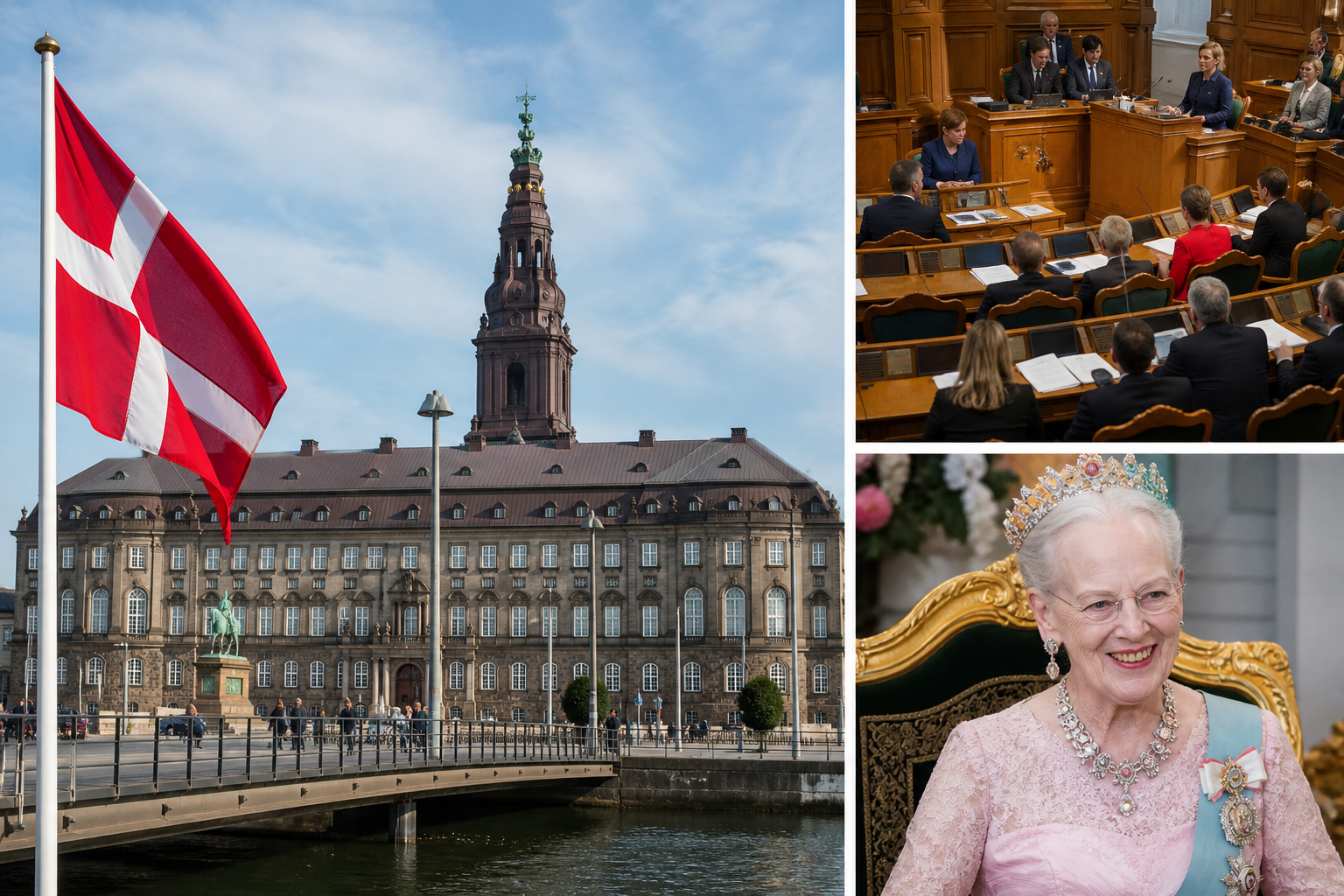 Comment fonctionne le gouvernement au Danemark ? (Monarchie constitutionnelle et parlementarisme)